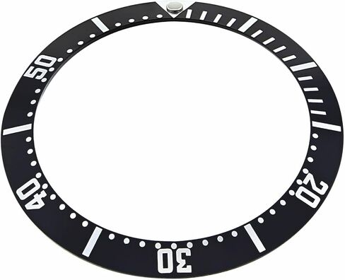 Ewatchparts استبدال الإطار إدراج أسود متوافق مع مشاهدة 34 مم × 28 مم in Saudi Arabia