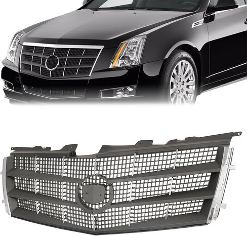 شبكة مصد أمامي من Karpal Mesh متوافق مع استبدال Cadillac CTS Chrome 2008-2011 لـ 25896043 GM1200616 in Saudi Arabia