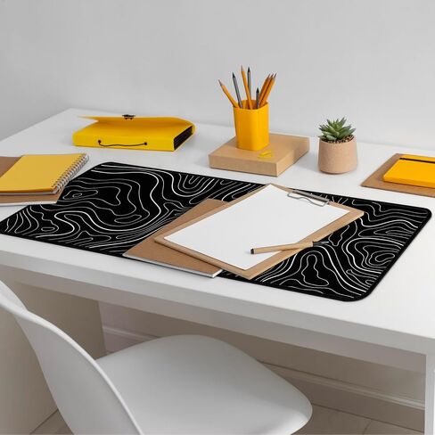 Japanese Forest Full Moon Gaming Mouse Pad with Non-Slip Rubber Base, Large Anime Mousepad with Stitched Edges, Long Keyboard Mat for Home and Office, 31.5 x 11.8 inches in Kuwait