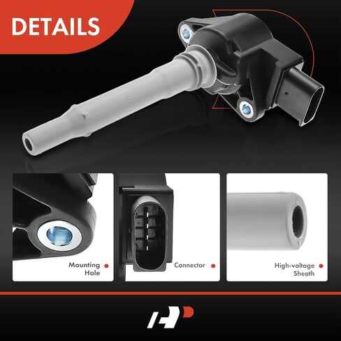 حزمة لفائف الإشعال A-premium محرك متوافق مع مرسيدس-بنز C63 CL63 CLK63 CLS63 E63 R63 S63 SL63 SLS ML63 AMG & MORE ، 6.0L 6.3L ، 8-PC SET in Saudi Arabia