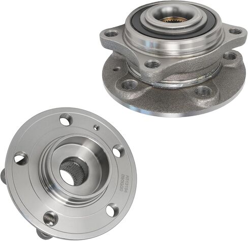 Detroit Axle - 2 Front Wheel Bearing Hubs for Volvo S60 S80 V70 XC70 Wheel Hub Bearings Assembly Set Replacement, Pair Hubs in Saudi Arabia