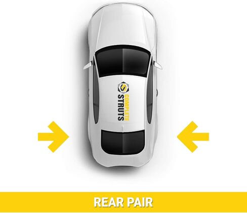 COMPLETESTRUTS - Rear Pair Gas Shock Absorbers Replacement for 2011-2016 Kia Sportage AWD - Set of 2 in Saudi Arabia