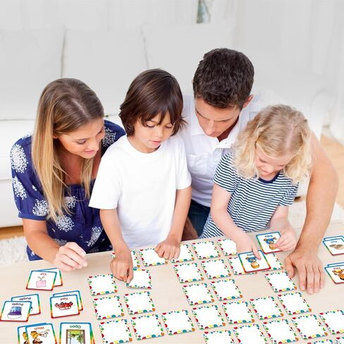 Hebayy 72 PCS Daily Items Matching Game, 36 Designs Everyday Objects Memory Cards Engaging Picture Matching Game, Educational Learning Toys for Preschool 4 5 6 Years Old in Saudi Arabia