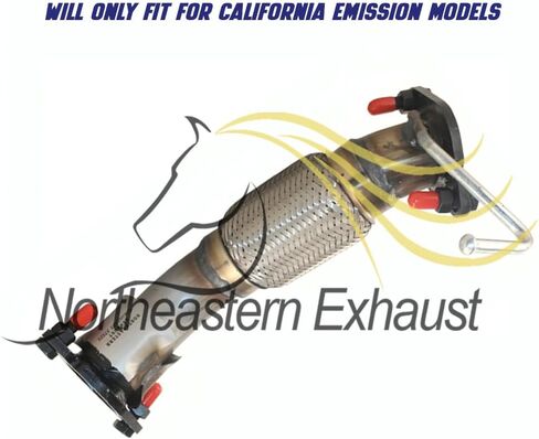العادم الشمالي الشرقي | الفولاذ المقاوم للصدأ - الأنابيب المباشرة FIT Flex Fleble المتوافقة مع Kia Forte 2014-2016 1.8L - تشمل حشوات | جزء استبدال السيارات in Saudi Arabia