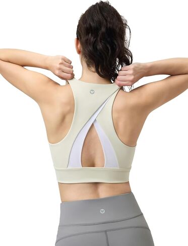 AARYA Women Crisscross Back Sports Bra Soft Breathable Workout Crop Top Low Impact Athletic Bra for Yoga Lounge & Daily Wear in Saudi Arabia