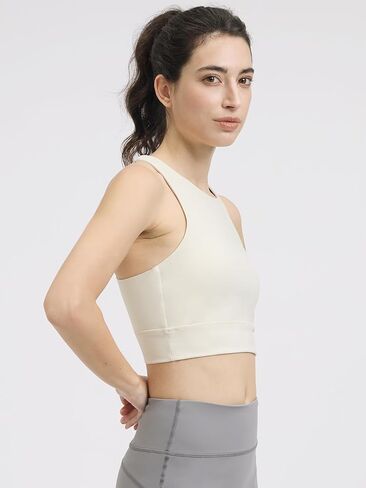 AARYA Women Crisscross Back Sports Bra Soft Breathable Workout Crop Top Low Impact Athletic Bra for Yoga Lounge & Daily Wear in Saudi Arabia