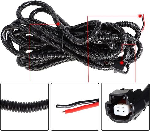 Electric Locker Connect Wiring Harness P5155359 Replacement for Wrangler TJ LJ JK JKU Dana 44 Rubicon axles in Saudi Arabia