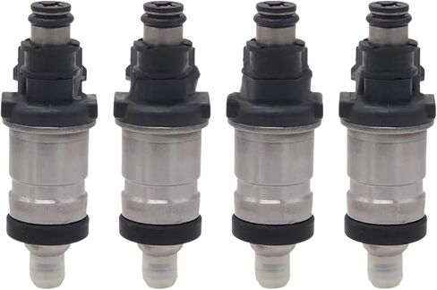 4pcs حاقن الوقود المناسب لـ Acura CL Fit لـ Honda Accord 1986-1997 Civic 1988-1991 CRX 1988-1991 Odyssey 1995-1997 Prelude 1985-1996 Fit for Isuzu Oasis 1996-1997 06164-P0A-000 in Kuwait