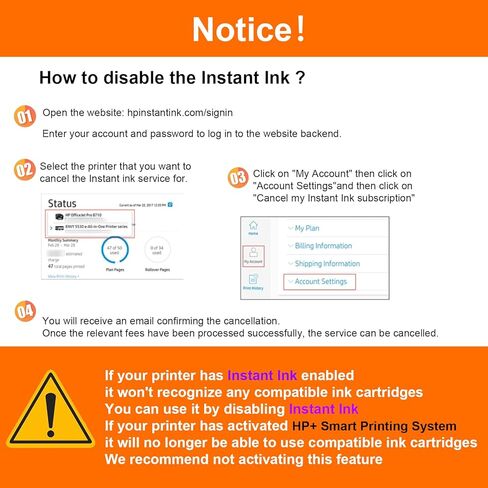 4 عبوات خرطوشة حبر بديلة 936 لطابعات OfficeJet 9120 OfficeJet Pro 9110 9120 9130 OfficeJet Pro ذات التنسيق الواسع 9730 (6C3Z5LN) in Kuwait