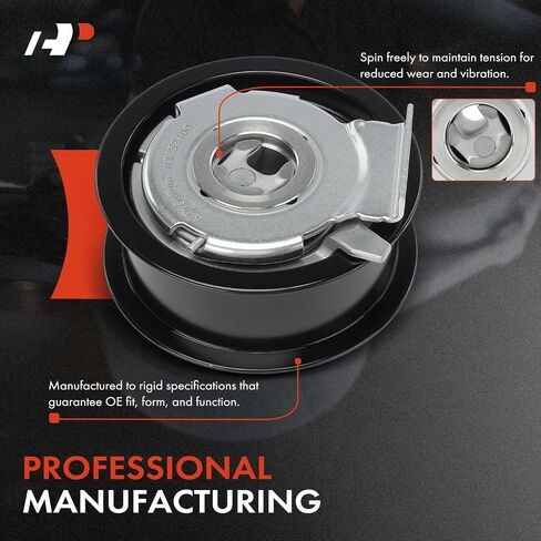 A-Premium Belt Tensioner Assembly with Pulley Compatible with Volkswagen Jetta, Passat, Golf, Eos, GTI, Bora, Golf R, Jetta City & Audi A4, A3, TT, A3 Quattro, A4 Quattro, TT Quattro, TTS Quattro in Saudi Arabia