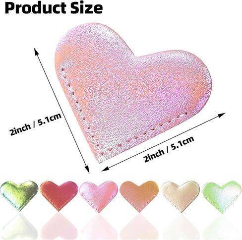 10PCS Magnetic Bookmarks with Heart Shape, Cute Bulk Corner Bookmark Set for Book Lovers, Perfect Reading Accessories Gift for Women Kids Students Teachers Mom Girls Boys in Kuwait