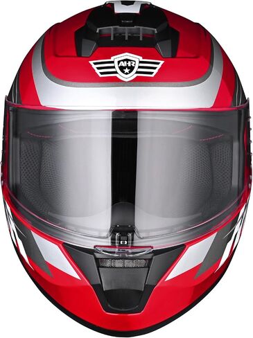 AHR Full Face Motorcycle Lightweight Street Bike Helmet Touring Racing Run-F3 DOT Approved in Saudi Arabia