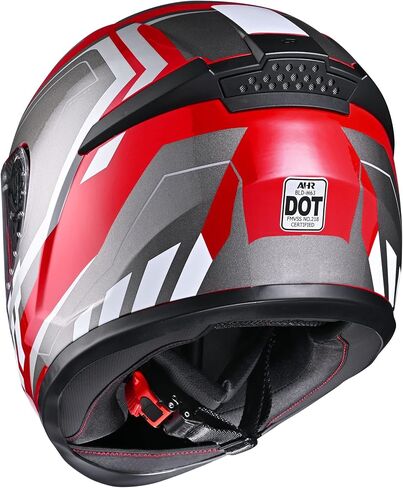 AHR Full Face Motorcycle Lightweight Street Bike Helmet Touring Racing Run-F3 DOT Approved in Saudi Arabia