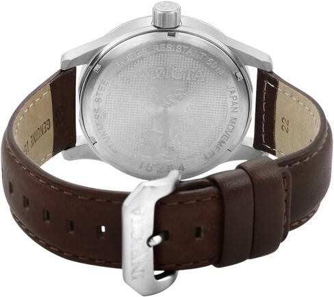 Invicta Men's 15254 I-Force Blue Dial Dark Brown Leather Watch in Saudi Arabia