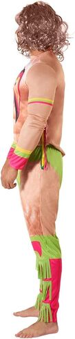 Morph Ultimate Warrior Costume, WWE Costumes for Adults, Adult Wrestling Costume, Halloween Costumes for Men in Saudi Arabia