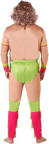 Morph Ultimate Warrior Costume, WWE Costumes for Adults, Adult Wrestling Costume, Halloween Costumes for Men in Saudi Arabia