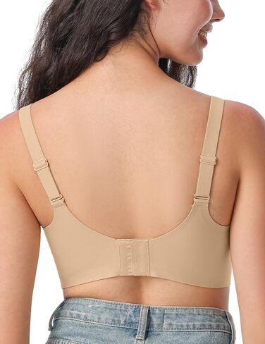Fallsweet Wireless Push Up Bras Seamless بالإضافة إلى التغطية الكاملة بالحجم in Kuwait