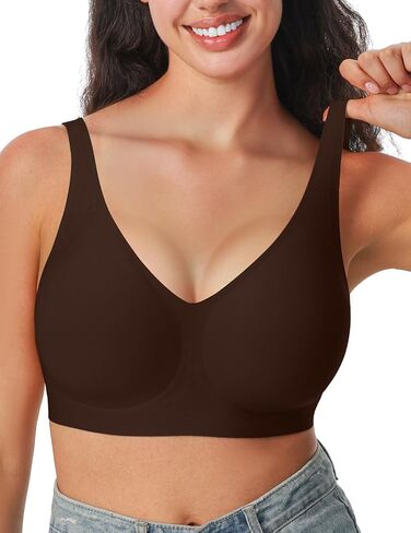Fallsweet Wireless Push Up Bras Seamless بالإضافة إلى التغطية الكاملة بالحجم in Kuwait