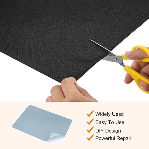 Repair Patches Repair Tape Self-Adhesive DIY Repair Patch Canvas Gear Patch for Sofa, Furniture, Chair, Clothing,Tents,9x22 Inch,Dark Beige,2 pcs in Kuwait