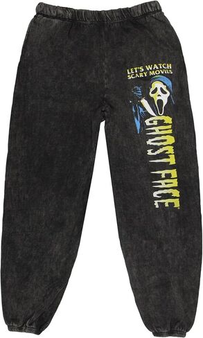 Seven Times Six Ghost Face Pajama Pants Let's Watch Scary Movies Men's Distressed Sleep Jogger Pants (Scary Movies Men, Large) in Saudi Arabia