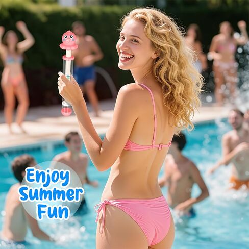 4pack Fireworks Water Gun, Couple Romance Firework Style Water Spray Gun, Large Capacity Fire Works Watergun for Bathing, Pool, Party Entertainment, Concert, Family Gathering, Marriage Proposal in Kuwait