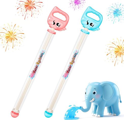 4pack Fireworks Water Gun, Couple Romance Firework Style Water Spray Gun, Large Capacity Fire Works Watergun for Bathing, Pool, Party Entertainment, Concert, Family Gathering, Marriage Proposal in Kuwait