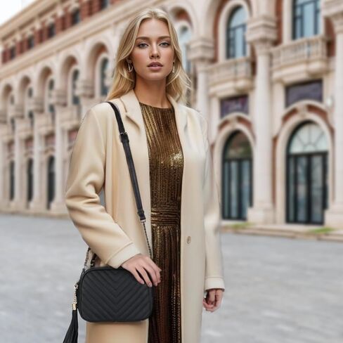 Crossbody Bags for Women,Small Quilted Purse Trendy Designer Cross Body Shoulder Bag, Phone Wallet Purse for Women Handbags in Saudi Arabia