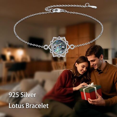 Mushroom/Yin Yang/Dolphin Bracelet 925 Sterling Silver Bracelet Jewelry Gift for Women in Saudi Arabia
