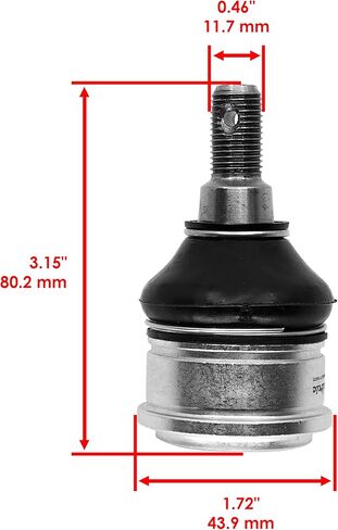 Caltric Front Lower Ball Joint Compatible with Honda Pioneer 700 2014 2015 2016 2017 2018 2019 2020 2021 2022 in Saudi Arabia