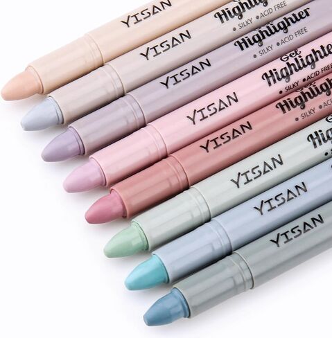 yisan bible heightlights no bleed ، heightlights gel ، heightlights dry ، fens crayon marker for bible study journaling ، accessories inbil in Kuwait