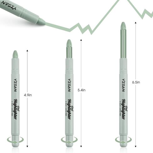 yisan bible heightlights no bleed ، heightlights gel ، heightlights dry ، fens crayon marker for bible study journaling ، accessories inbil in Kuwait