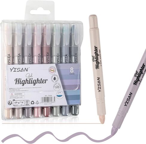 yisan bible heightlights no bleed ، heightlights gel ، heightlights dry ، fens crayon marker for bible study journaling ، accessories inbil in Kuwait