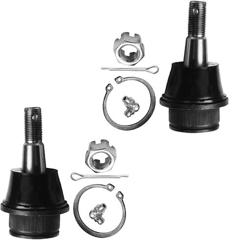 Detroit Axle - 2WD Front Enfens Supension Kit for 02-05 Dodge Ram 1500 ، 2002 2003 2004 ، 2005 ، محمل العجلات مراكز التحكم العليا في مفاصل الكرة السفلى قضبان التقييم أحذية البديل - 14 مساءً in Kuwait