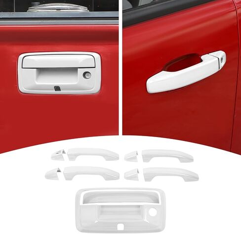 for Colorado Tailgate Door Handle Cover Trim Chrome for Chevy Colorado/GMC Canyon 2014-2022 Chrome Exterior Accessories 5pcs in Saudi Arabia