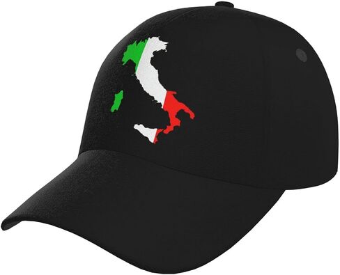Italian Flag Baseball Cap for Men Women Italy Flag Hats Fashion Sun Cap Packable Outdoor Baseball Hat in Saudi Arabia