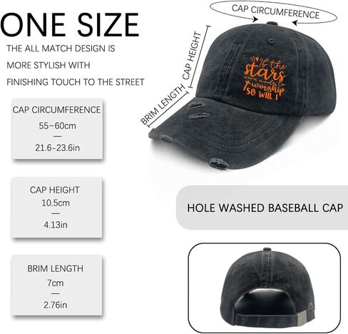 If The Stars were Made to Worship So Will I Jesus Christ Hats for Women Washed Distressed Baseball Cap Stylish Washed Ball Cap Light Weight in Saudi Arabia