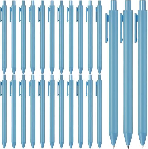 Fulmoon 50 Pcs Ballpoint Pens Bulk Retractable Comfortable Writing Pens Cute Back to School Supplies in Medium Point 1.0 mm for Teacher Student Bridal Shower Baby Shower (Light Pink,Black Ink) in Saudi Arabia