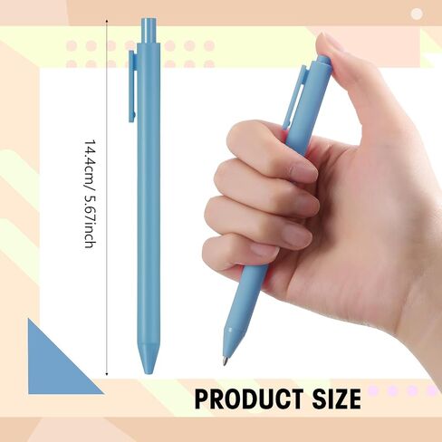 Fulmoon 50 Pcs Ballpoint Pens Bulk Retractable Comfortable Writing Pens Cute Back to School Supplies in Medium Point 1.0 mm for Teacher Student Bridal Shower Baby Shower (Light Pink,Black Ink) in Saudi Arabia