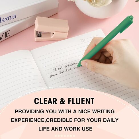 Fulmoon 50 Pcs Ballpoint Pens Bulk Retractable Comfortable Writing Pens Cute Back to School Supplies in Medium Point 1.0 mm for Teacher Student Bridal Shower Baby Shower (Light Pink,Black Ink) in Saudi Arabia