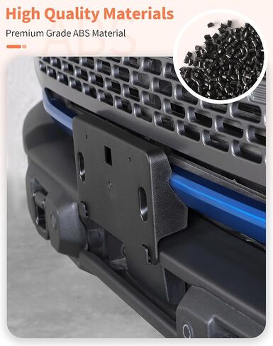 بالنسبة لفورد برونكو 2021-2025 لوحة رخصة الأمامية حامل حامل الحامل رقم لوحة الحامل لوحة التسجيل in Kuwait