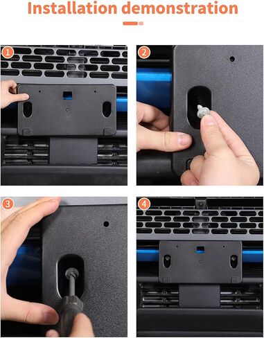 بالنسبة لفورد برونكو 2021-2025 لوحة رخصة الأمامية حامل حامل الحامل رقم لوحة الحامل لوحة التسجيل in Kuwait