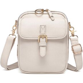 1060 أكياس كروس من الجلد للنساء محفظة نباتية مضادة للسرقة مع فتحات البطاقة ، وحقيبة كتف السفر ، ومحفظة كروس مائية مقاومة للماء in Kuwait