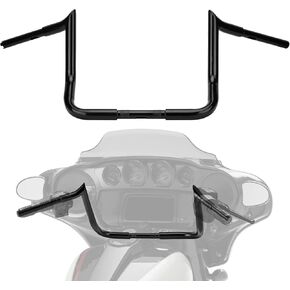 Motorcycle Handlebars 14" Rise Ape Hangers Handlebar, 1-1/4" 1.25 inch Motorcycle Ape Hangers Fit for Harley Touring Electra Glide 1986-2023 Street Glide 2006-2023 (Chrome) in Saudi Arabia