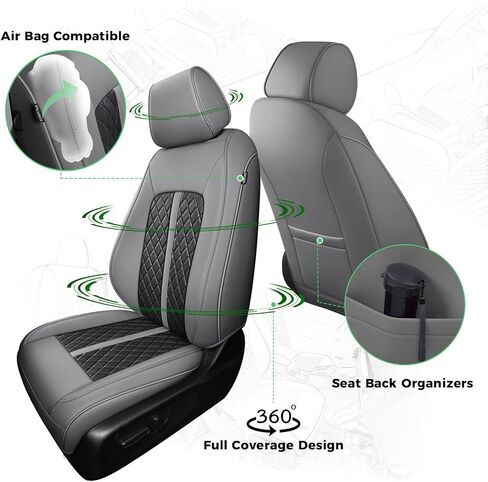 لأغطية مقعد Honda HRV ، 2023 2024 2025 Sport LX ، غطاء مقعد السيارة المخصص ، مجموعة كاملة ، حماة مقاعد جلدية مقاومة للماء ، إكسسوارات سيارات الدفع الرباعي ، أسود ، غير مناسب لـ Ex-L in Kuwait