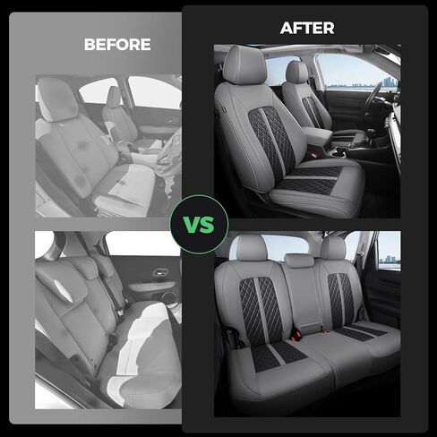 لأغطية مقعد Honda HRV ، 2023 2024 2025 Sport LX ، غطاء مقعد السيارة المخصص ، مجموعة كاملة ، حماة مقاعد جلدية مقاومة للماء ، إكسسوارات سيارات الدفع الرباعي ، أسود ، غير مناسب لـ Ex-L in Kuwait