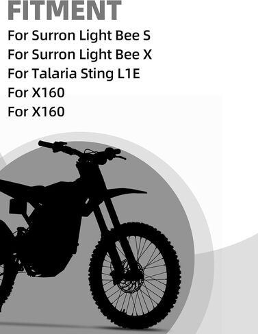 Handlebar Risers for Surron Light Bee,25mm CNC Dirt Bike Riser Handle Bar Lifting Pads for Surron Light Bee S and X/L1E/X160/X260 in Saudi Arabia