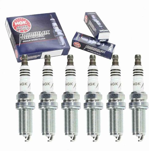 6 pc NGK Iridium IX Spark Plugs compatible with Nissan 350Z 3.5L V6 2003-2006 in Saudi Arabia