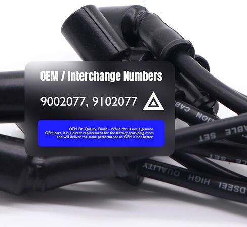 924-2077 8pcs Ignition Sharp Slop Clop Wires متوافقة مع Chrysler Aspen ، Dodge Dakota ، Dodge Durango ، Dodge Ram 1500 Pickup ، Jeep Commander ، Jeep Grand Cherokee ، Ram 1500 ، Ram Dakota in Saudi Arabia
