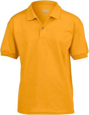 Gildan G880 Adult 5.6 oz. DryBlend 50/50 Jersey Polo - Gold - L in Saudi Arabia