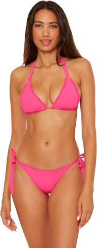 Becca Women's Tie Side Side Bottom ، تغطية صفيق ، تفصل ملابس السباحة in Kuwait